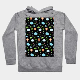 Eco Life Pattern Hoodie